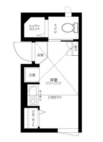 東中野駅 徒歩6分 2階の物件間取画像