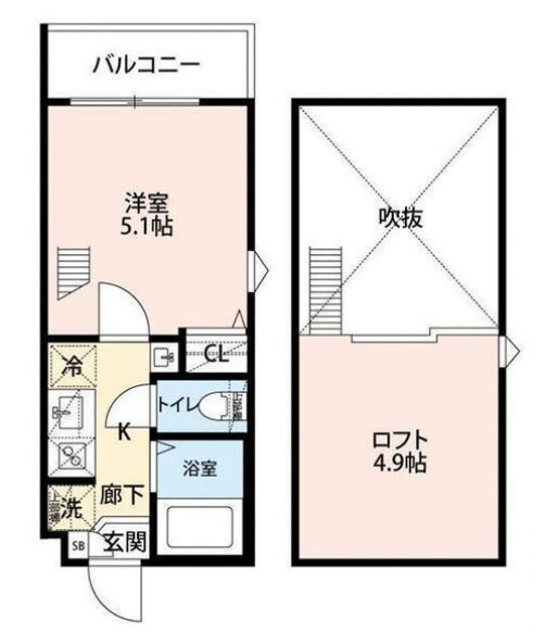 グランクオール西池袋の物件間取画像