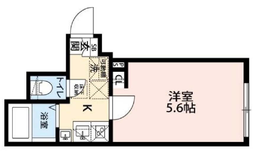 グランクオールMUSAKOの物件間取画像