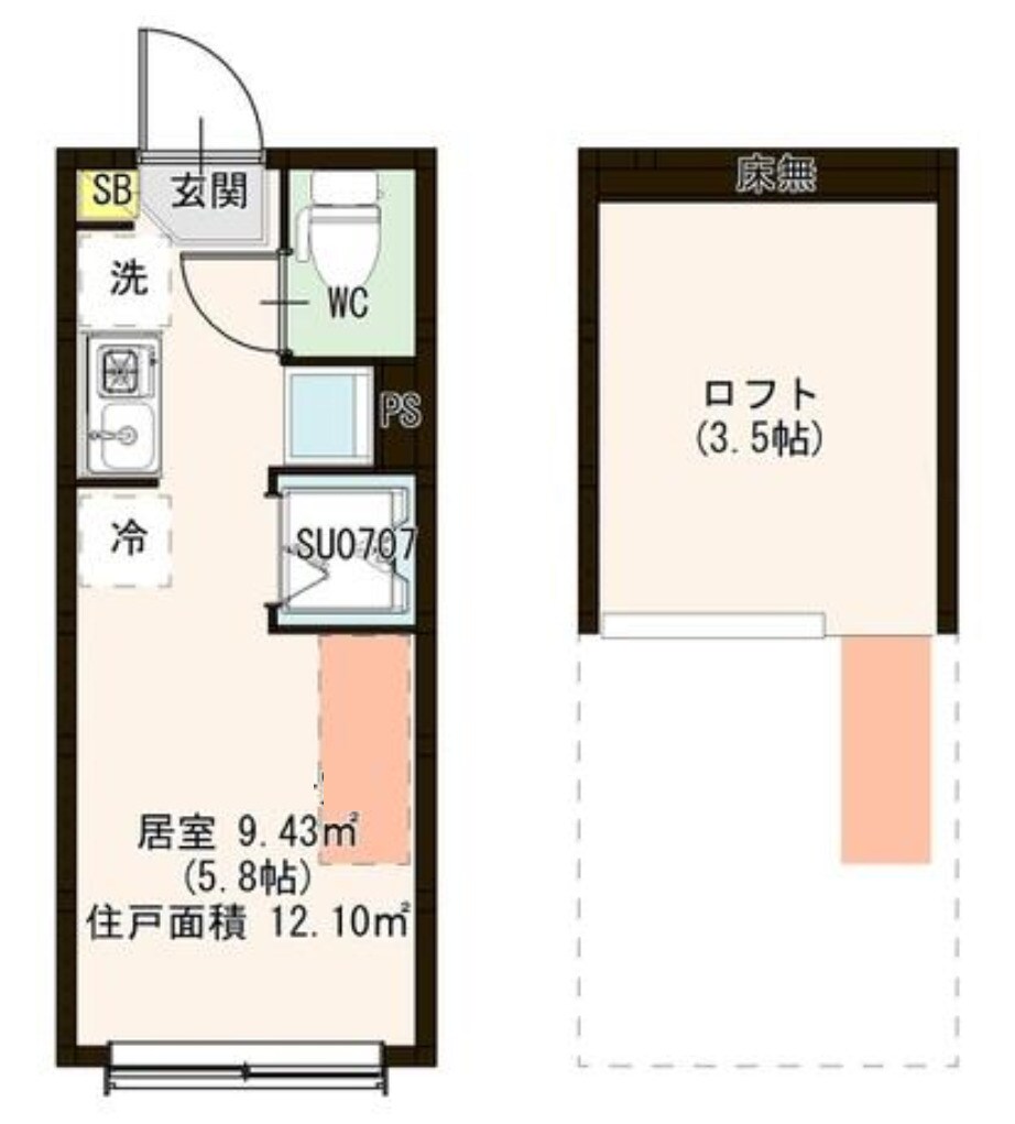 ルーエ上石神井の物件間取画像