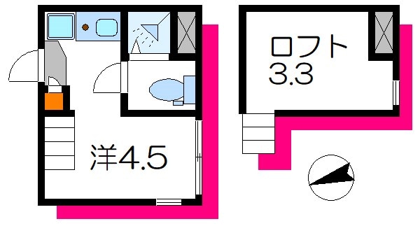 西葛西駅 徒歩10分 2階の物件間取画像