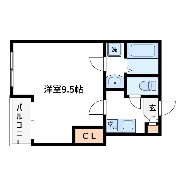 葛西駅 徒歩10分 5階の物件間取画像