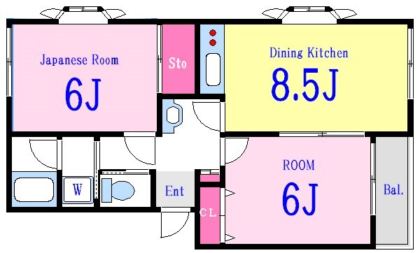 一之江駅 徒歩29分 2階の物件間取画像