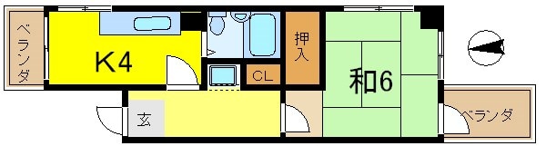 シモヤマビルの物件間取画像