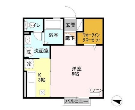 葛西駅 徒歩11分 2階の物件間取画像