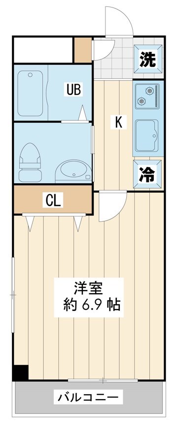 浦安駅 徒歩12分 3階の物件間取画像