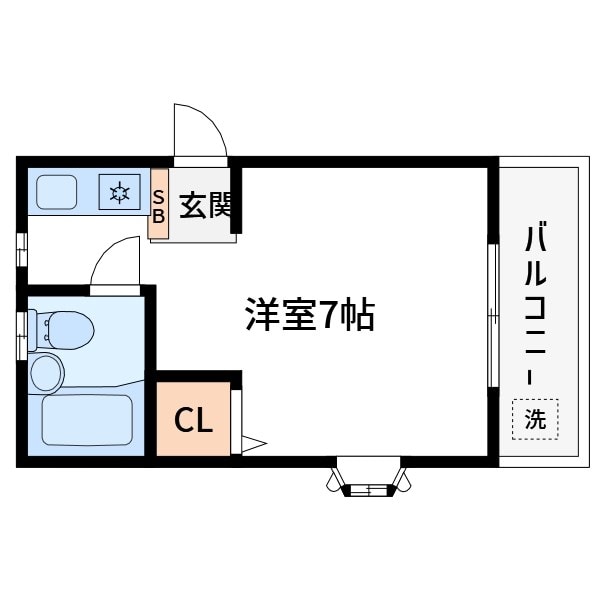 浦安駅 徒歩10分 2階の物件間取画像