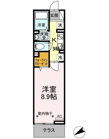 船堀駅 徒歩10分 1階の物件間取画像