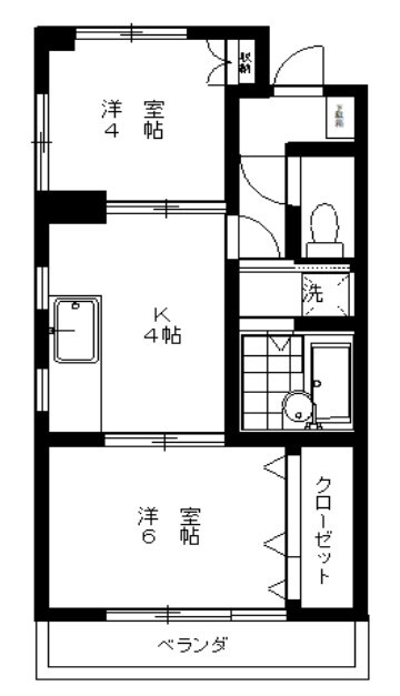 葛西駅 徒歩10分 4階の物件間取画像