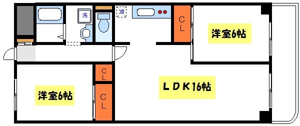 西葛西駅 徒歩10分 4階の物件間取画像