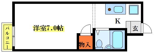 南行徳駅 徒歩8分 2階の物件間取画像