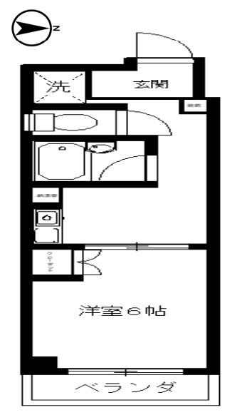 MATSUYA西葛西の物件間取画像