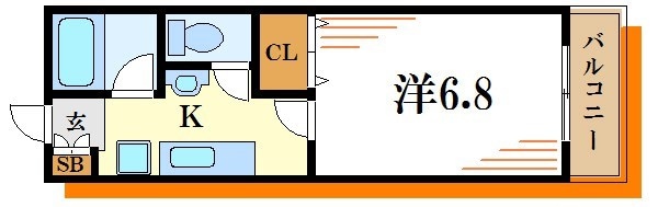 瑞江駅 徒歩3分 2階の物件間取画像