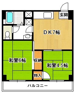 三ノ輪駅 徒歩8分 2階の物件間取画像