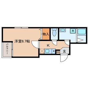 梅島駅 徒歩10分 2階の物件間取画像