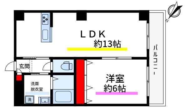 三ノ輪駅 徒歩14分 4階の物件間取画像