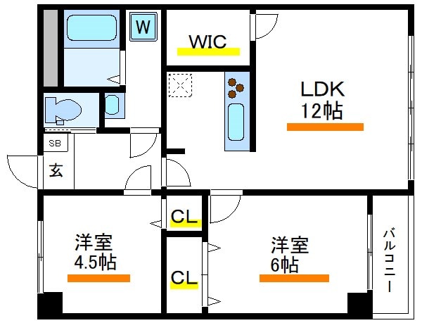 西新井駅 徒歩13分 1階の物件間取画像