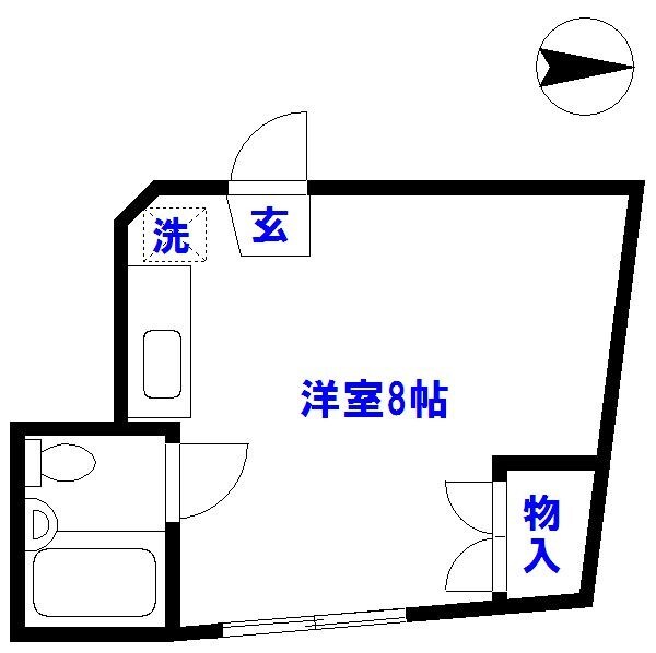 梅島駅 徒歩5分 3階の物件間取画像