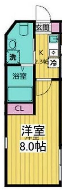 フローライト北千住の物件間取画像