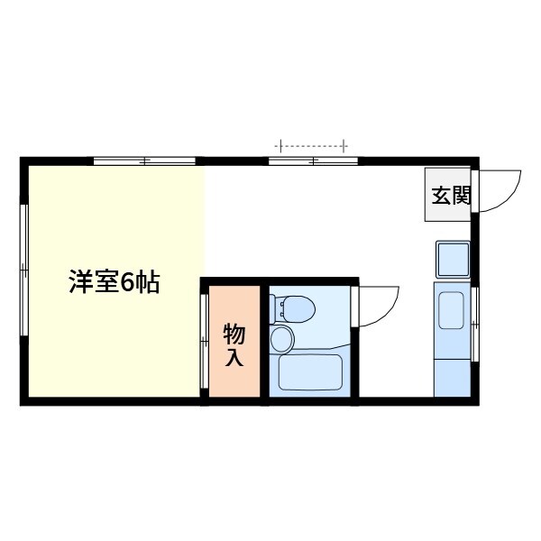 西新井駅 徒歩5分 2階の物件間取画像