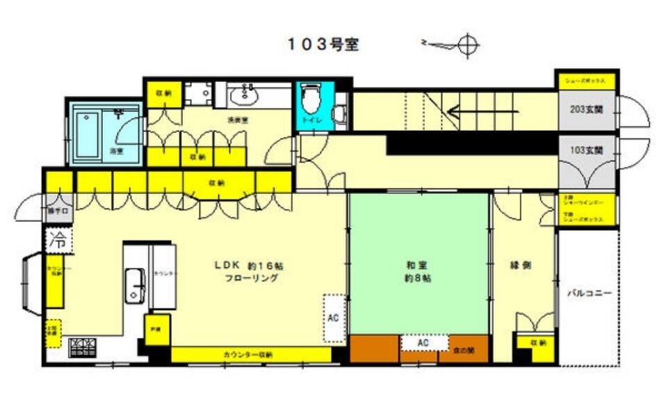 六町駅 徒歩12分 2階の物件間取画像