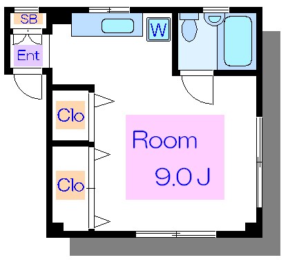 北千住駅 徒歩4分 2階の物件間取画像