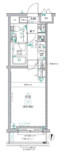 レアライズ新小岩の物件間取画像