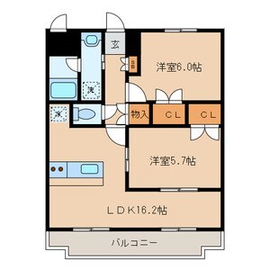 小岩駅 徒歩20分 2階の物件間取画像