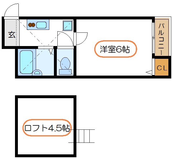 ルナリアXの物件間取画像