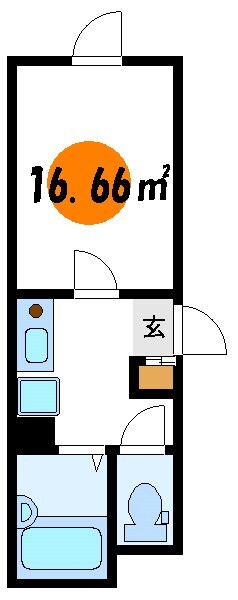 コンフォール新小岩の物件間取画像