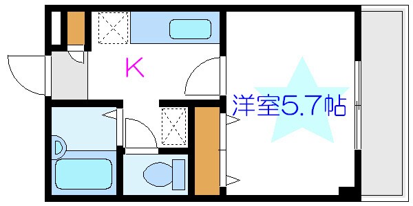 キャナルコートの物件間取画像