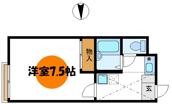 メインシティガーデンベレノスの物件間取画像