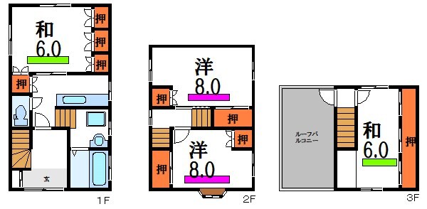 篠崎駅 徒歩21分 1-2階の物件間取画像