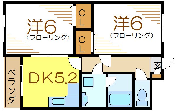 ファミールハイツの物件間取画像