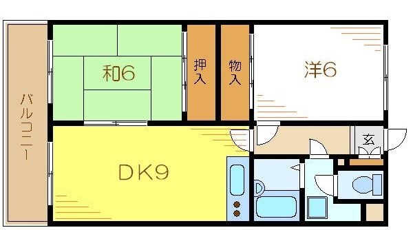 エスポワール篠崎の物件間取画像