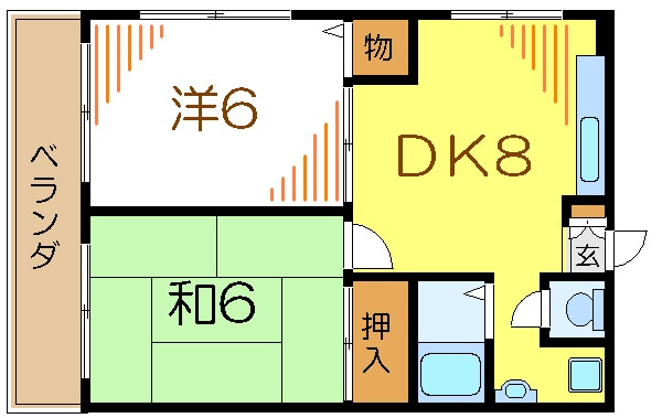 ファミリーハウスの物件間取画像