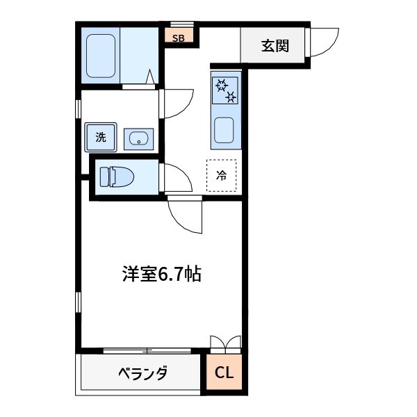 Park Avenue白鳥の物件間取画像