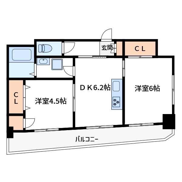 ファミール植草の物件間取画像