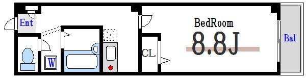 サンクレール平井の物件間取画像