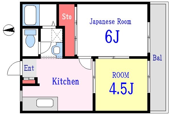 葛西駅 徒歩17分 1階の物件間取画像