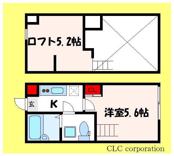 葛西駅 徒歩9分 2階の物件間取画像