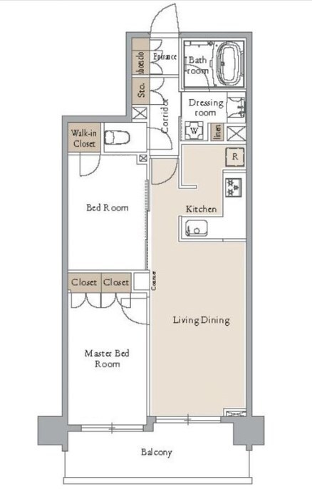 アーバンパーク船堀の物件間取画像