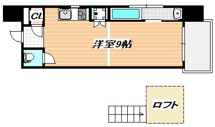 浦安駅 徒歩1分 4階の物件間取画像