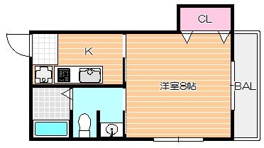 浦安駅 徒歩2分 4階の物件間取画像