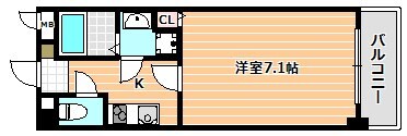 浦安駅 徒歩2分 4階の物件間取画像