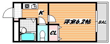 新浦安駅 徒歩9分 3階の物件間取画像