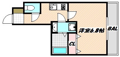 GENOVIA南行徳skygardenの物件間取画像