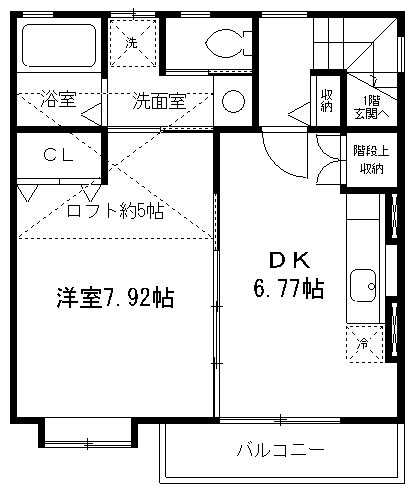 妙典駅 徒歩4分 2階の物件間取画像