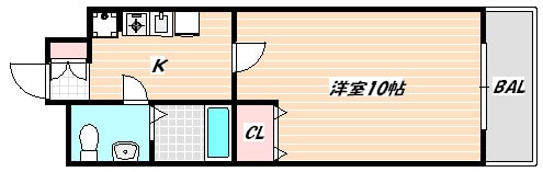 妙典駅 徒歩3分 4階の物件間取画像