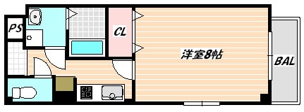 エール下総中山の物件間取画像